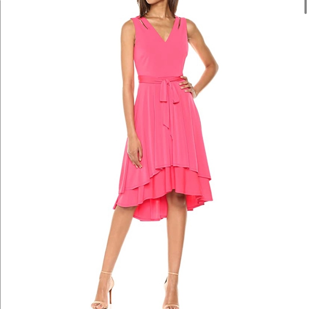 Vince Camino pink high low dress